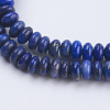 Natural Lapis Lazuli Beads Strands G-P354-10-4x2mm-4