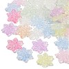 Transparent Crackle Acrylic Beads X-OACR-B031-05-1