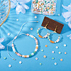 200Pcs 10 Colors Natural Shell Beads Strands BSHE-TA0001-19-7