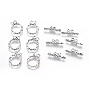 Tibetan Style Alloy Toggle Clasps LS-LF10797Y-2