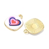Printed Brass Pendants KK-CBAF9BC-08G-3