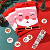 Christmas Theme Rectangle Plastic Zip Lock Candy Storage Bags OPP-FS0001-11-8