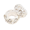 Alloy Rhinestone European Beads CPDL-H999-10-2