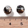 Electroplate Round Glass Beads  EGLA-A043-01-HP02-3