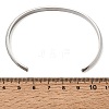 304 Stainless Steel Textured Open Cuff Bangles for Women SA-CBAC920-11P-5