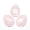 Natural Rose Quartz Cabochons G-P393-G05-1