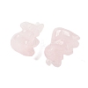 Natural Rose Quartz Carved Figurines DJEW-L023-D01-2