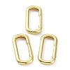 Brass Keychain Clasps X-KK-B046-01G-1