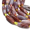 Dyed & Heated Natural Fire Crackle Agate Beads Strands GG-CBAB9C6-A02-01-3