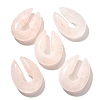 Natural Rose Quartz Ear Plugs Gauges G-I359-13A-02-1