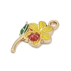 Alloy Enamel Pendants PALLOY-V003-01G-06-2