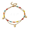 304 Stainless Steel Cable Chain Multi-strand Bracelets LS-BJEW-Z088-02G-4