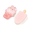 Transparent Rabbit Resin Cabochons X-CRES-D283-02-2