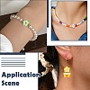 36pcs 18 Styles Baking Paint Alloy Beads FIND-CJ0004-21-7