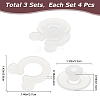 Plastic Cotton Quilt Fixator FIND-GF0002-52-2