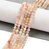 Natural Sunstone Beads Strands X-G-H002-A03-01-2