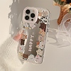 Cat Mirrored Axrylic Mobile Phone Cover PW-WG472D8-01-4