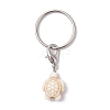 Turtle Dyed Synthetic Turquoise Keychain KEYC-JKC00962-02-1