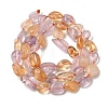 Natural Amethyst and Citrine Beads Strands G-D0002-D77-6