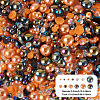 Half Round ABS Plastic Cabochons FIND-TAC0038-08B-4