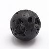 Natural Lava Rock Bead Strands G-A163-03-8mm-4