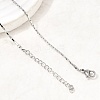 1.3MM 304 Stainless Steel Boston Link Chains Necklaces for Women Men NJEW-Z115-12P-03-2