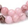 Natural Plum Blossom Jasper Beads Strands X-G-Q462-63-10mm-2