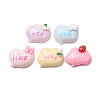 Opaque Resin Cabochons FIND-E058-06-1