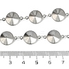 304 Stainless Steel Rhinestone Cup Chains CHS-K023-08B-P-3
