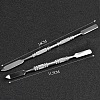 Stainless Steel Spoon Palette Spatulas Stick Rod MRMJ-G001-24A-6
