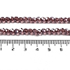 Electroplate Transparent Glass Beads Strands LS-EGLA-A035-T4mm-A13-4