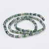 Natural Moss Agate Beads Strands G-K255-26B-2