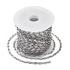 304 Stainless Steel Venetain Chains CHS-TA0001-07P-9