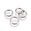 Tarnish Resistant 304 Stainless Steel Saw Cut Open Jump Rings STAS-P212-25P-18-1
