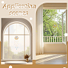 1Pc Glass Cone Hanging Suncatchers HJEW-AR0001-17-5