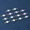 14Pcs 7 Colors Rack Plating Alloy Rhinestones Pendants FIND-FS0003-19-9