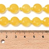 Dyed Natural White Jade Beads Strands G-C116-A181-01A-5