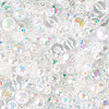 Transparent & Opaque Acrylic Bead OACR-TAC0002-08E-4