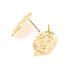 Rack Plating Brass Stud Earring Findings KK-M261-49G-2