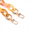 Acrylic Curb Chain Bag Strap FIND-WH0040-09-2