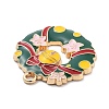 Christmas Theme Alloy Enamel Pendants X1-ENAM-D060-04G-2