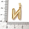 304 Stainless Steel Micro Pave Clear Cubic Zirconia Pendants CU-CBA703A-05G-N-3
