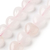 Natural Rose Quartz Beads Strands G-B022-30C-2