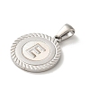 304 Stainless Steel Pendants STAS-I204-E-P-2