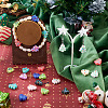 22Pcs 11 Colors Handmade Porcelain Beads PORC-TA0001-34-7