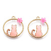 Alloy Pendants LS-ENAM-S120-003A-2