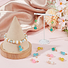 40Pcs 5 Colors Imitation Jade Glass Beads Pendants FIND-SC0009-72-4