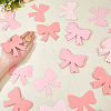 8Pcs Bowknot Decoration Paper Flag Banners AJEW-DC0003-25-3