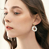 60Pcs Bowknot Alloy Stud Earring Findings FIND-BBC0004-63A-5