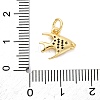 Brass Micro Pave Cubic Zirconia Pendants KK-S510-47G-01-3